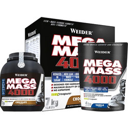 Weider Mega Mass 4000 Vanilla Πρωτεΐνη Ορού Γάλακτος Όγκου 7kg