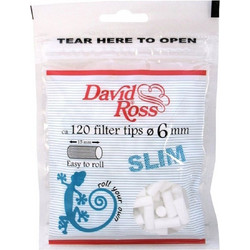 ΦΙΛΤΡΑ DAVID ROSS SLIM 6mm 120 ΤΕΜ
