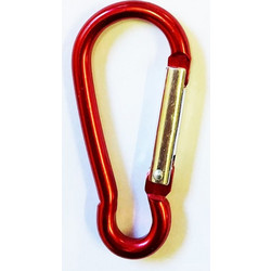 ΜΠΡΕΛΟΚ CARABINER 6,5cm ΚΟΚΚΙΝΟ