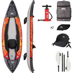 Aqua Marina Memba Φουσκωτό Kayak 1 Ατόμου Πορτοκαλί Γκρι 15680
