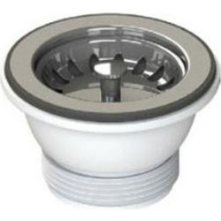 Βαλβίδα Νεροχύτη Φ70x1 1/2" Με Σχαράκι L.B PLAST