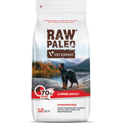 VetExpert Raw Paleo Adult Large Beef 12kg