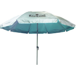 Maui & Sons Ομπρέλα Θαλάσσης Αλουμινίου με UV Προστασία Ασημί Γαλάζια 2.2m 1569