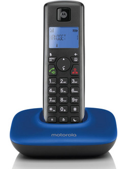 Motorola T401 Plus Ασύρματο Τηλέφωνο με Ανοιχτή Ακρόαση Μπλε