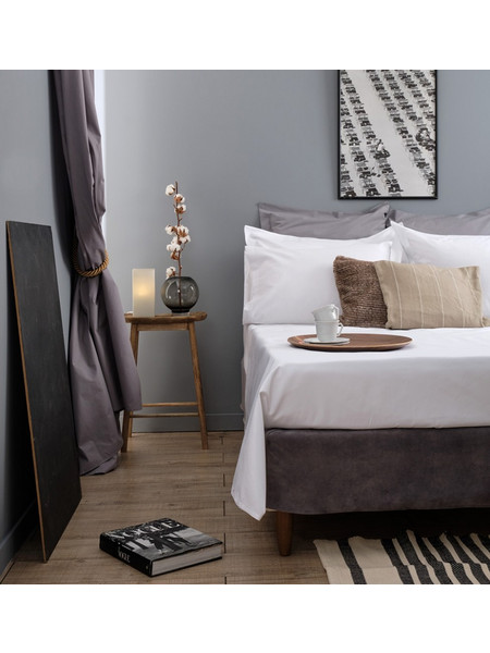 Μαξιλαροθήκες Coki Cotton Percale 200TC - 50x70+5 cm Oxford