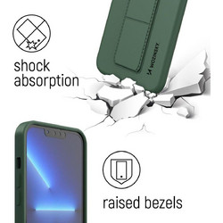 Wozinsky Kickstand Case Silicone Cover Gray (Samsung Galaxy S21 Plus 5G)