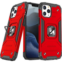 Wozinsky Ring Armor Back Cover Red (iPhone 14 Pro Max)