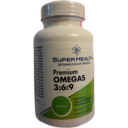 Super Health Premium Omegas 3:6:9 60 Μαλακές Κάψουλες