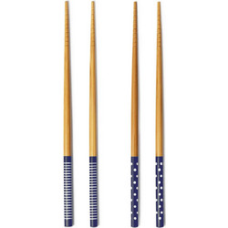 Chopsticks από μπαμπού 23 εκατ. 2 ζεύγη Ecoliving Blue