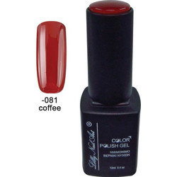 Lilly Nail Art Color Gel Coffee Ημιμόνιμο Βερνίκι Νυχιών 12ml