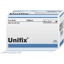 Kessler Unifix Μη Αποστειρωμένες Γάζες 5x5cm 100τμχ