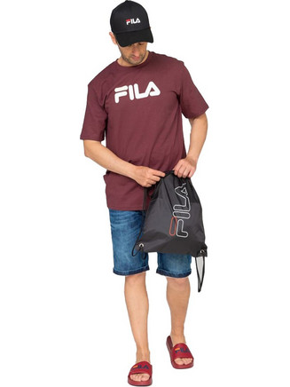 Fila Outline Τσάντα Πλάτης Γυμναστηρίου Μαύρη TR560006-160