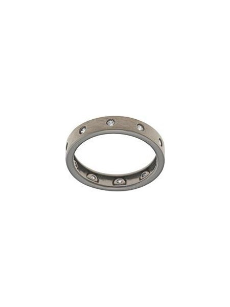 SALVATORE PLATA Δαχτυλίδι από ασήμι 925 Grey (Μέγεθος:54) 211S0128/14