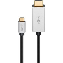 GOOBAY καλώδιο USB-C σε HDMI 60174, HDR, 8K, copper, 2m, μαύρο