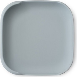 Interbaby Αντιολισθητικό Πιάτο Σιλικόνης Blue Grey SI005-73
