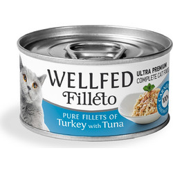 Wellfed Filleto Adult with Pure Fillets Of Turkey & Tuna 70gr