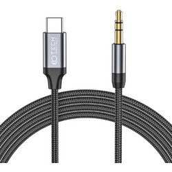 Tech-protect Ultraboost USB-C/mini Jack 3.5mm Cable 100cm Black