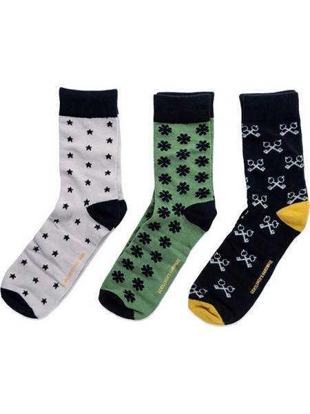 ΑΝΔΡΙΚΕΣ ΚΑΛΤΣΕΣ GENTLEMEN'S HARDWARE LUCKY SOCKS ΣΕΤ 3 ΖΕΥΓΑΡΙΑ 41-45 GEN541