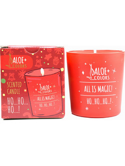 Aloe Colors Scented Soy Candle Ho Ho Ho