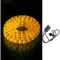 Φωτοσωλήνας led στρογγυλός κίτρινο φως 10m 3W/m σε συσκευασία πλήρης με μηχανισμό - 30-261030