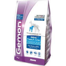 Monge Gemon Puppy & Junior Mini with Tuna & Rice 3kg