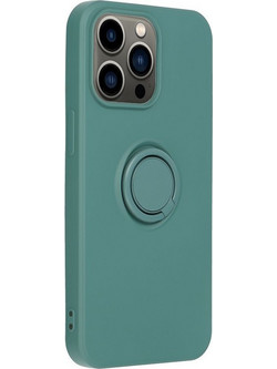 SILICONE RING Case for IPHONE 14 PRO green