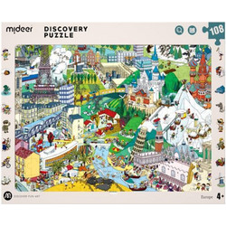 Παιδικό Puzzle Mideer Discovery Ευρώπη 108 Κομμάτια