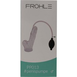Frohle PP013 Τρόμπα Πέους Μαύρη Διαφανή