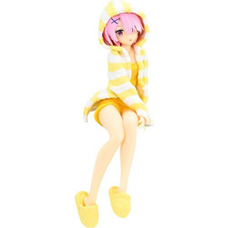 FuRyu Re Zero Noodle Stopper Ram Room Wear Yellow Color 14cm