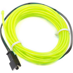 2M Lime Flexible El Wire (5mm)