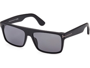 Tom Ford FT0999/N 02D Γυαλιά Ηλίου Τετράγωνα Κοκάλινα Μαύρα με Μαύρο Polarized Φακό