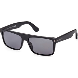 Tom Ford FT0999/N 02D Γυαλιά Ηλίου Τετράγωνα Κοκάλινα Μαύρα με Μαύρο Polarized Φακό