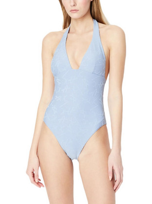 Armani Exchange Ολόσωμο Μαγιό Γαλάζιο 9430483R61521331