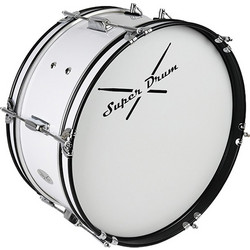 Super Drum LMBJ1607 16"x7" White Γκρανκάσσα Μπάντας