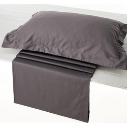 Vesta Σεντόνι Ημίδιπλο Βαμβακοσατέν 180x270 Athena 305 Grey