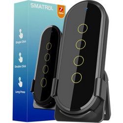 Tuya Wifi ZigBee Scene Switch 4 Gang Touch Wireless Light Remote Controller