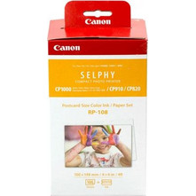 Kit Paper and 2 HC Color Ink Canon for CP-1200