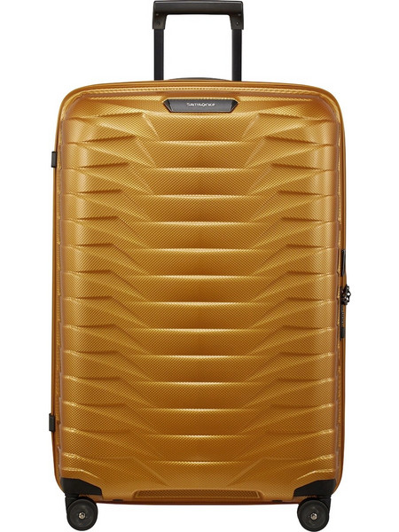 Samsonite Proxis 126035-6856 Βαλίτσα Καμπίνας 55x40x20cm με 4 Ρόδες Χρυσή