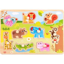 Παιδικό Puzzle Tooky Toy Σφηνώματα Ζούγκλα 9 Κομμάτια