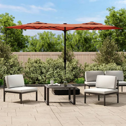 Ομπρέλα Κήπου 362974 Ορθογώνια Καφέ 3.16x3.16m