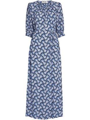 Diane Von Furstenberg Drogo Midi Φόρεμα DVFDL2R023DYGOL-C0049