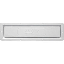 Lalizas Αεραγωγός Σκάφους με Απορροή Νερού 420x120mm Λευκό Χρώμα Κωδικός: 44547