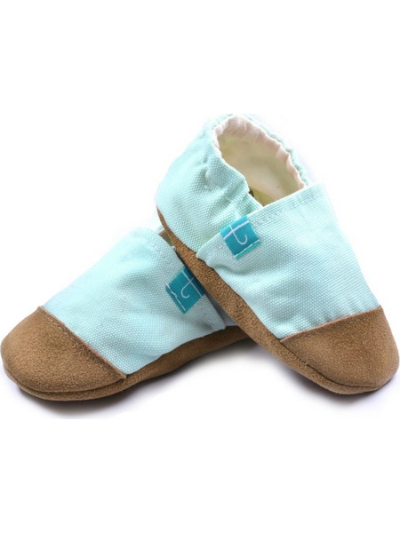 TiTot Baby Run Βρεφικά Παντοφλάκια Αγκαλιάς Πράσινο Mint
