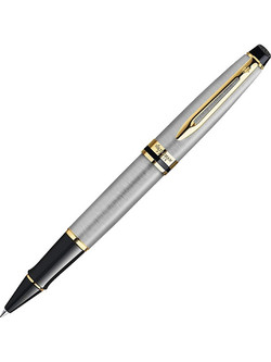 Waterman Expert 3 Stainless Steel Silver - Gold GT Rollerball