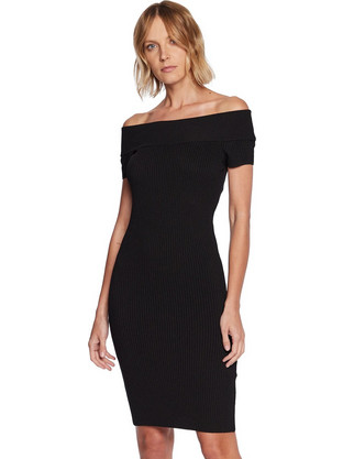 Guess Lidia Mini Φόρεμα για Γάμο / Βάπτιση Μαύρο W3GK0GZ2U00-JBLK