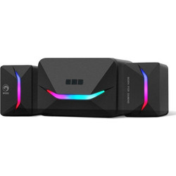 Marvo SG-235 Ηχεία Υπολογιστή 2.1 6W με RGB Φωτισμό Black