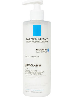 La Roche-Posay Effaclar Iso-Biome Ενυδατική Κρέμα Καθαρισμού Προσώπου για Ακμή 390ml