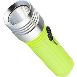 GloboStar 07009 αδιάβροχος καταδυτικός φακός επαναφορτιζόμενος IP68 με 3 μπαταρίες 18650
