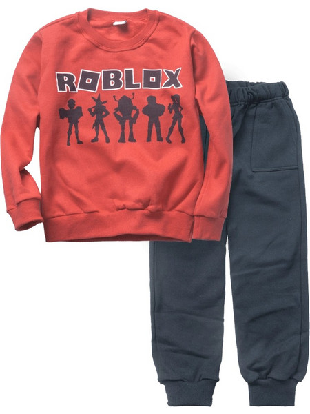 Παιδικό σετ φόρμας Online για αγόρια Roblox κόκκινο