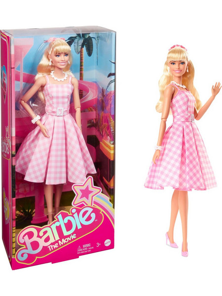 Mattel Barbie The Movie Pink Gingham Dress